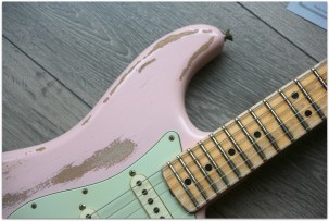 Fender 1969 Strat Relic Dennis Galuska,Shell Pink