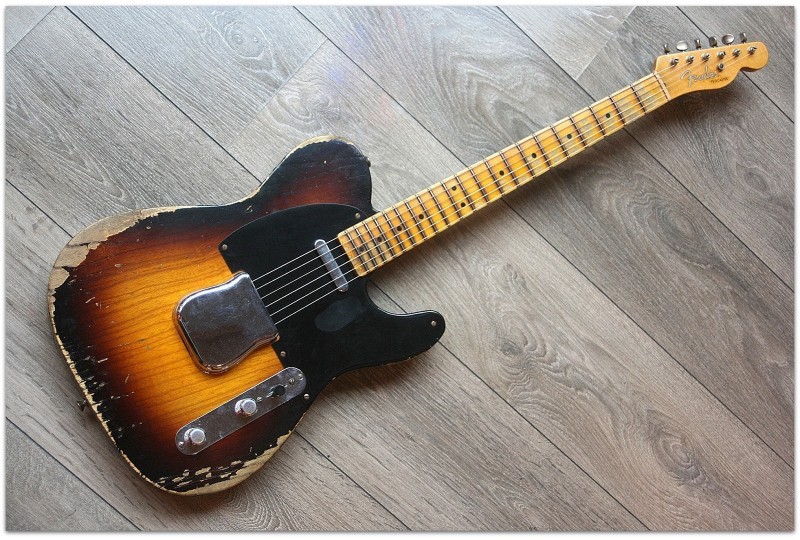 1951 Heavy Relic Tele Maple in Faded two-Color Sunburst