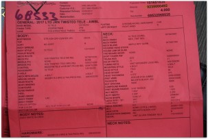 FENDERB 2017 Tele Journeyman