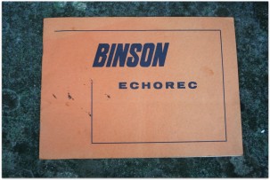 BINSON ECHOREC 2 T5E - 1950s (1959)