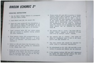 BINSON ECHOREC 2 T5E - 1950s (1959)