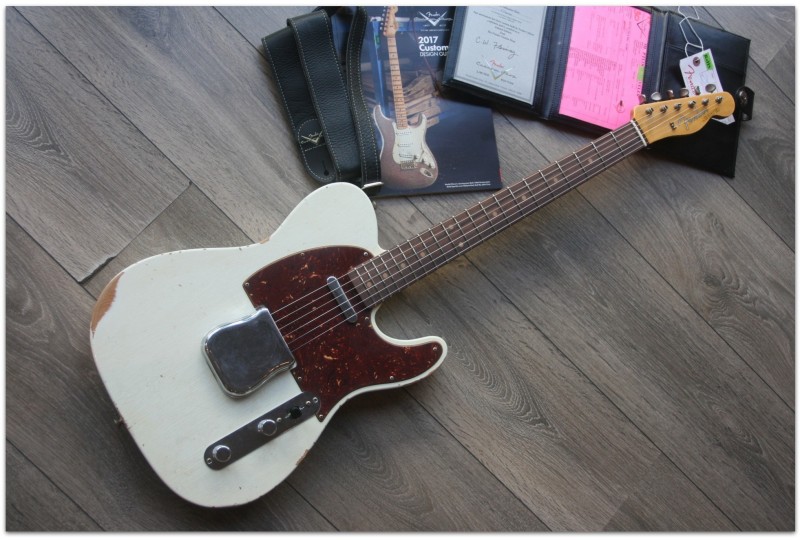 FENDER 1961 Relic Telecaster ,Aged Olympic White,Rosewood Fingerboard