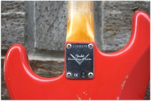 FENDER 1960 Relic Strat Aged Fiesta Red,Rosewood