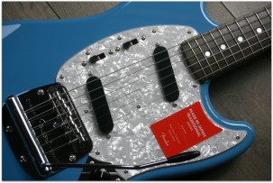 FENDER Traditional Mustang 70 Matching Head in California Blue, Made In Japan