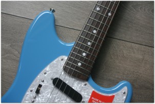 FENDER Traditional Mustang 70 Matching Head in California Blue, Made In Japan