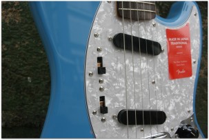 FENDER Traditional Mustang 70 Matching Head in California Blue, Made In Japan