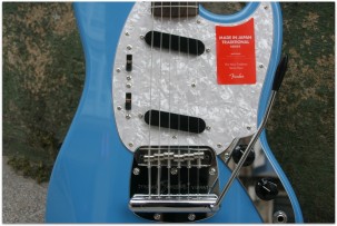 FENDER Traditional Mustang 70 Matching Head in California Blue, Made In Japan
