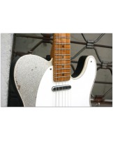 FENDER Limited Double Esquire Special Journeyman Relic Aged Silver Sparkle