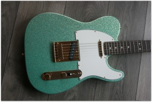 FENDER Super Custom Deluxe Telecaster NAMM '18 Limited Edition Seafoam Green Sparkle
