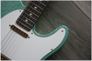 FENDER Super Custom Deluxe Telecaster NAMM '18 Limited Edition Seafoam Green Sparkle