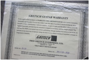 GRETSCH "6119 Tennessean Rose Original de 1990/ before Gretsch was owned of Fender" ORIGINAL HARDCASE