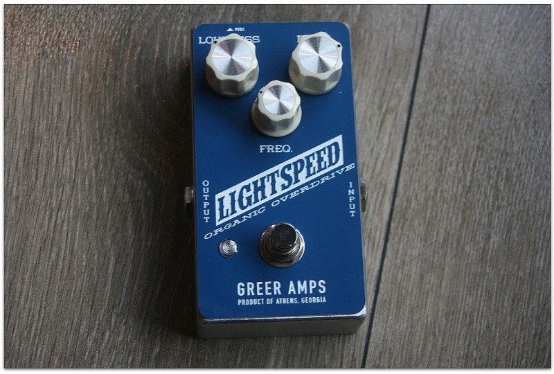 GREER AMPS "Lightspeed Organic Overdrive"