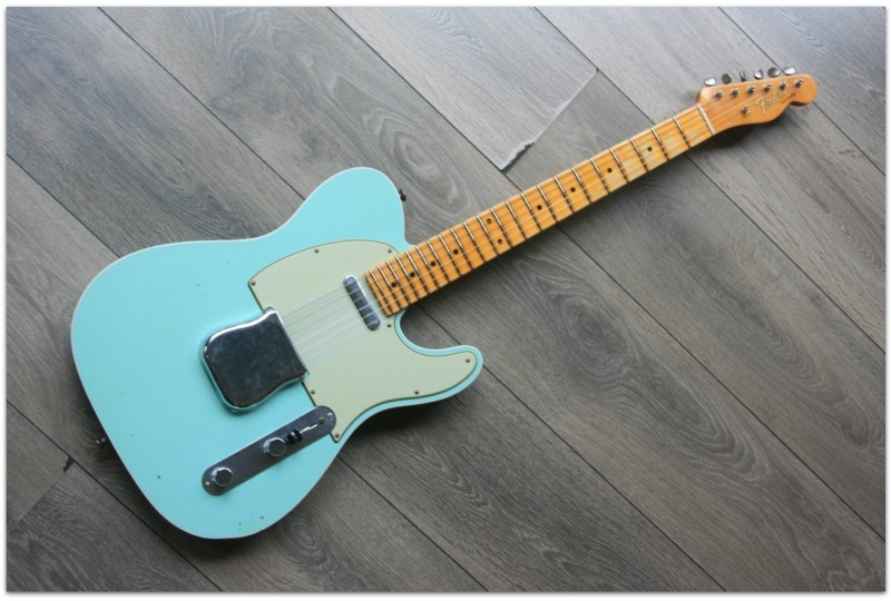 FENDER "Custom Shop Postmodern Telecaster Heavy Relic Surf Green/Black"