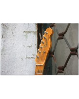 FENDER "Custom Shop Postmodern Telecaster 2019 Journeyman Relic Aged Olympic White and Charcoal Frost Metallic"