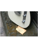 FENDER "Custom Shop Postmodern Telecaster 2019 Journeyman Relic Aged Olympic White and Charcoal Frost Metallic"