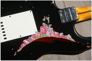 FENDER "Custom Shop 57 Strat Heavy Relic Overspray Black Over Paisley" LIMITED