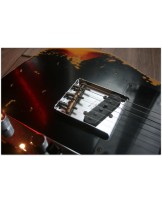 FENDER "Custom Shop Limited 60 HS Telecaster Custom Heavy Relic Aged Black over Three Tone Sunburst"