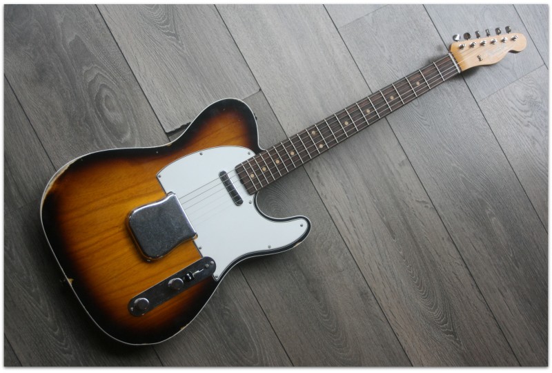 FENDER "Custom Shop 60 Telecaster Custom Relic/CC Rosewood, Two Tone Sunburst"