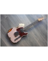 FENDER " Custom Shop Limited 60 HS Telecaster Custom Heavy Relic Pink over 3 Tone Sunburst"