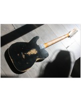 FENDER "Custom Shop 64 Custom Telecaster Heavy Relic Antique Black"
