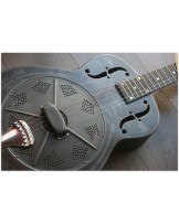 NATIONAL "Style 0 14-Fret, Weathered Steel Finish"