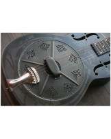 NATIONAL "Style 0 14-Fret, Weathered Steel Finish"