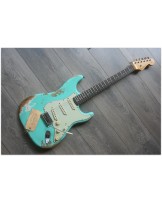 FENDER "Custom Shop 60 Stratocaster Fade Aged Heavy Relic Sea Foam Green"