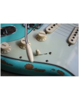 FENDER "Custom Shop 60 Stratocaster Fade Aged Heavy Relic Sea Foam Green"