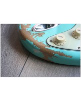 FENDER "Custom Shop 60 Stratocaster Fade Aged Heavy Relic Sea Foam Green"