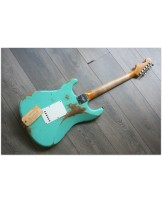 FENDER "Custom Shop 60 Stratocaster Fade Aged Heavy Relic Sea Foam Green"