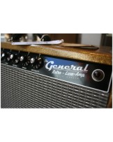 GENERAL " Retro Luxe Reverb 1963 Custom Gold Glitter sparkle 15” "