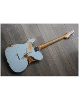 FENDER "Custom Shop Telecaster 67 Heavy Relic, Rosewood, Sonic Blue Over Three Tone Sunburst"