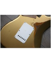 FENDER "Custom Shop Limited Roasted Poblano Stratocaster Heavy Relic Azteca Gold Over Three Tone Sunburst" LIMITED EDITION