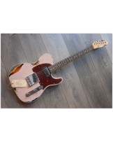 FENDER " Custom Shop Limited 60 HS Telecaster Custom Heavy Relic Pink over 3 Tone Sunburst"
