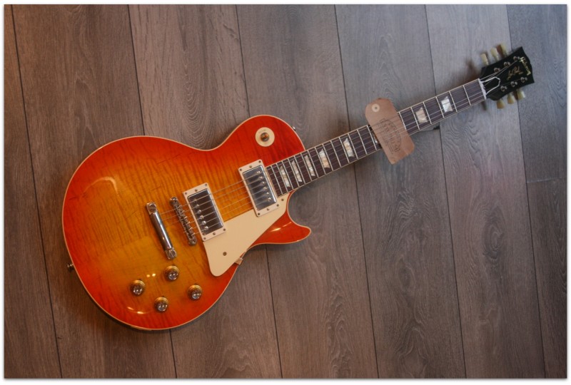 GIBSON "Custom Shop 60th Anniversary 1960 Les Paul Standard VOS V2 Orange Lemon"