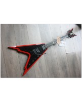 DEAN "Made In Usa Custom Shop Dime Razorback V Black/Red" ORIGINAL DEANHARDCASE (2007)
