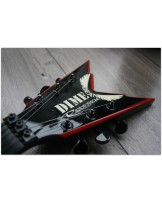 DEAN "Made In Usa Custom Shop Dime Razorback V Black/Red" ORIGINAL DEANHARDCASE (2007)
