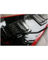 DEAN "Made In Usa Custom Shop Dime Razorback V Black/Red" ORIGINAL DEANHARDCASE (2007)