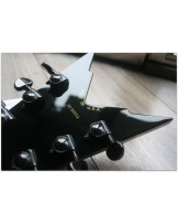 DEAN "Made In Usa Custom Shop Dime Razorback V Black/Red" ORIGINAL DEANHARDCASE (2007)