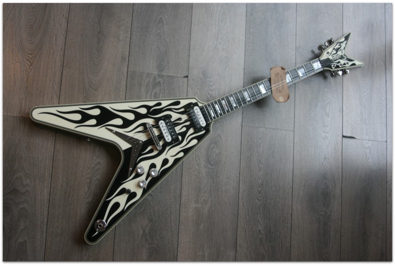 DEAN "Made In Usa by Dean B.Zelinsky Michael Schenker Flames LTD 100 Pieces made only"