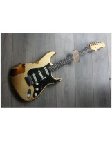 FENDER "Custom Shop Limited Edition Dual-Mag II Strat, Heavy Relic, Aged Aztec Gold over 3-Color Sunburst"