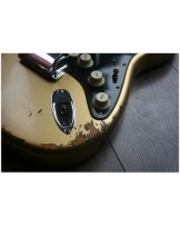 FENDER "Custom Shop Limited Edition Dual-Mag II Strat, Heavy Relic, Aged Aztec Gold over 3-Color Sunburst"
