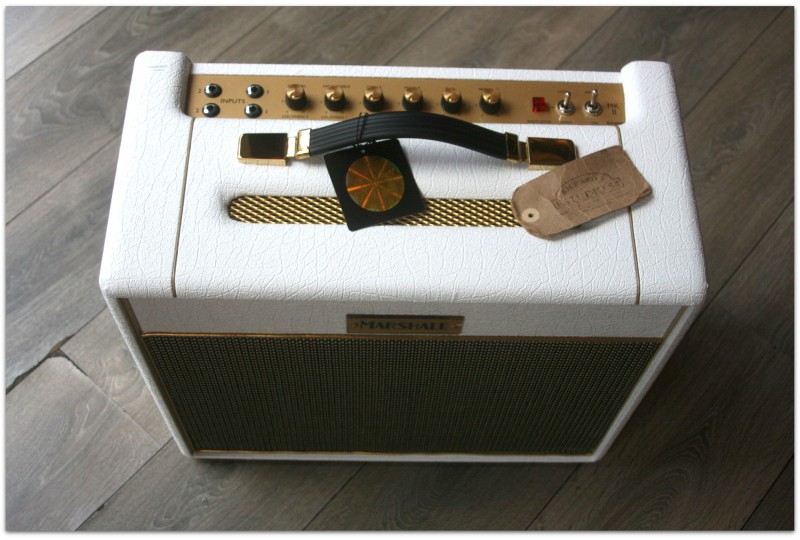Marshall "Limited Edition SV20C Studio Vintage White Elephant Grain 20W All-Valve Plexi 1x10 Combo"