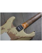 FENDER "Custom Shop Limited 60 Dual Mag II Strat, Relic, Aged Vintage White"