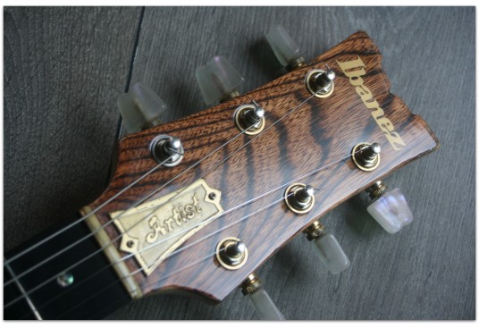IBANEZ &quot; 2710 Artist Custom Series Double Cutaway Neck Thru with Super 88 Humbuckers Natural with Gold Hardware&quot; (1978 August)
