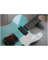 FENDER "Custom Shop LTD P90 Mahogany Telecaster Journeyman Relic Aged TealL Green Metallic"
