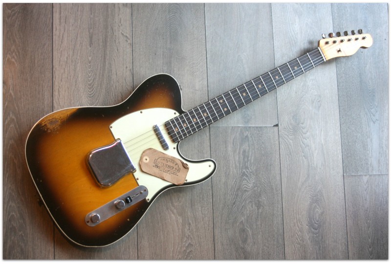 FENDER "Masterbuilt Paul Waller 63 Telecaster Relic, AA Flame, Two Tone Sunburst, Rosewood" LIMITED, 3, 40 KILOGRAMS