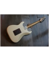 WOODSTOCK GUITARS "Oldboy, HSS, Olympic White with Reunion Blues Gigbag"