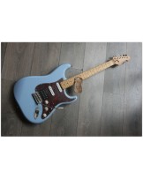 WOODSTOCK GUITAR "Oldboy HSS, Surf Blue with Blues Reunion Gig Bag"