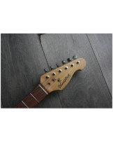 WOODSTOCK GUIITARS "Oldboy, SSS, Dark Sherwood with Blues Reunion Gig Bag"